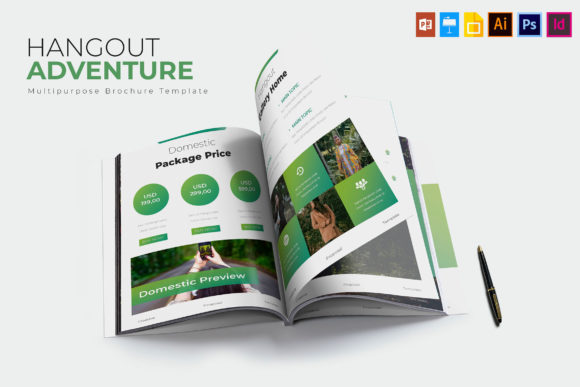 Download Hangout Adventure | Brochure Template - Adventure Collection