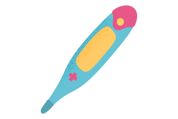 Download Medical Thermometer Cute Icon. Fever Mea - Premium Bundle