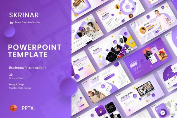 Download Skrinar – Business Keynote Template - Keynote template Collection