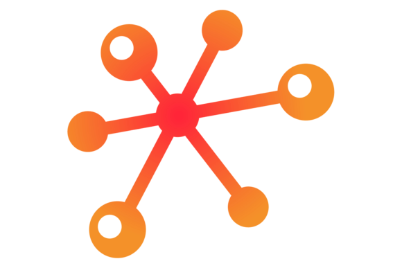 Download Connected Chemistry Colorful Icon. Molec - Connected Collection