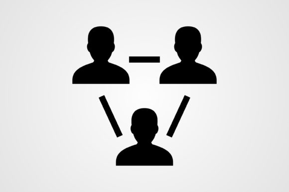 Download Connected Users Glyph Icon - Connected Collection