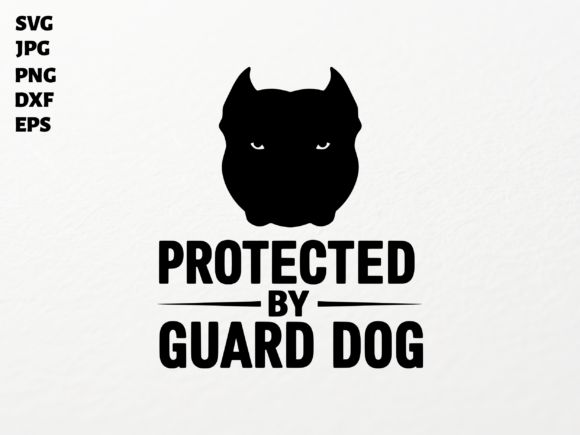Download Pitbull Guard Dog SVG for Cricut - Guard Collection